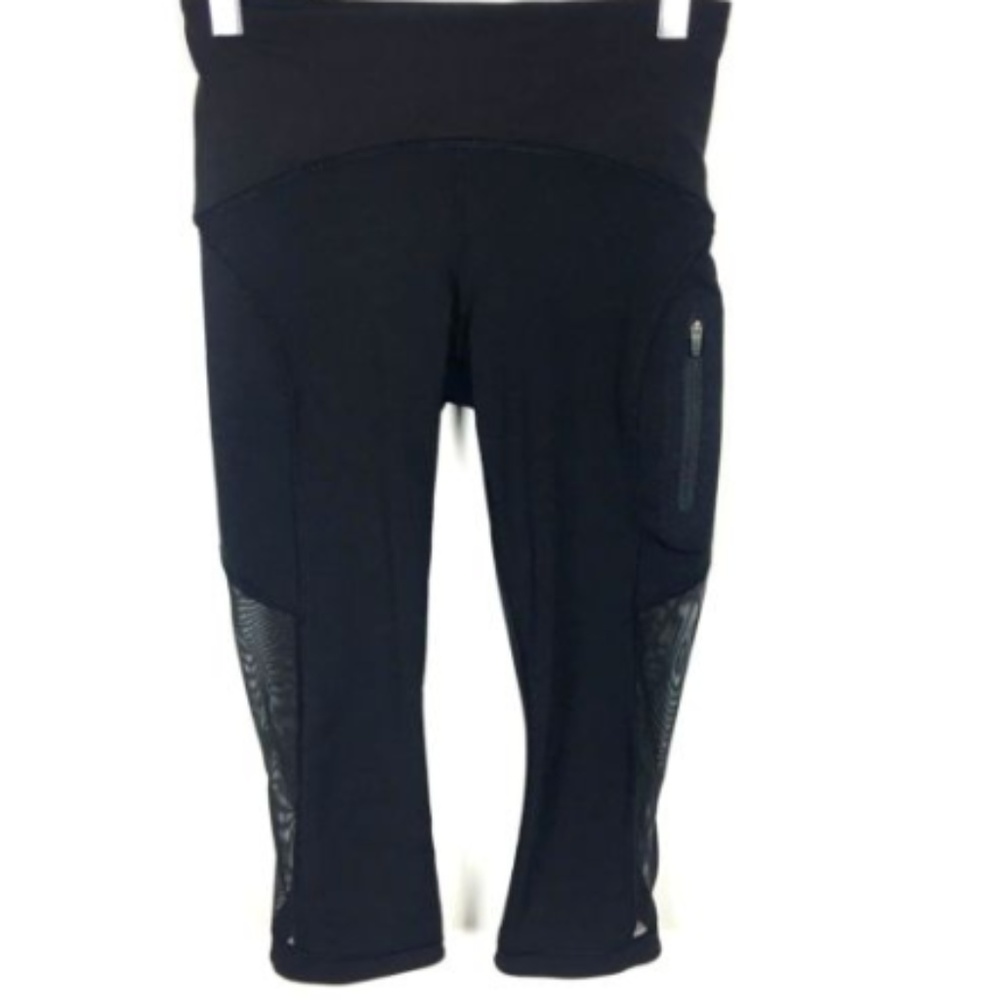 Lululemon | Sun Runner Mesh Side Pocket Crops